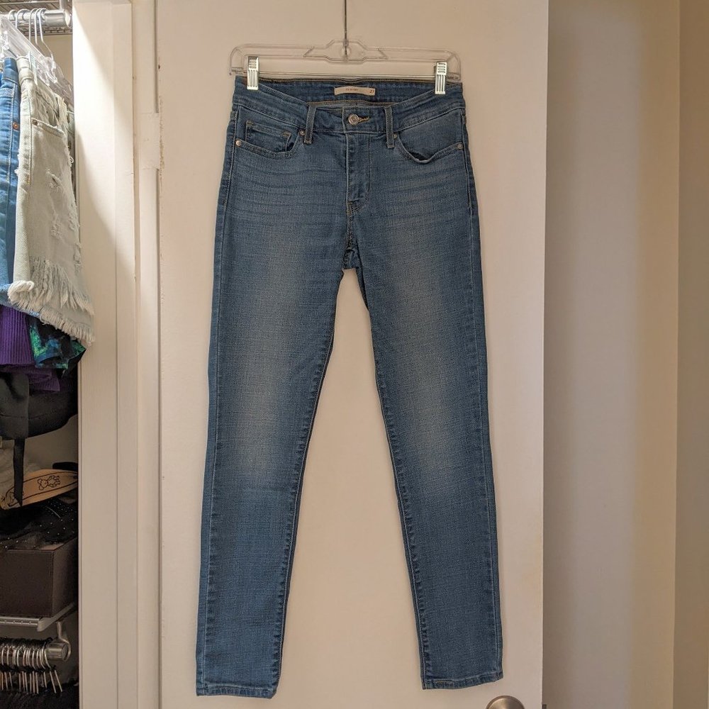 Women's Levi's 711 Skinny Jeans Size 27 (US 4) Waist x 28 Short